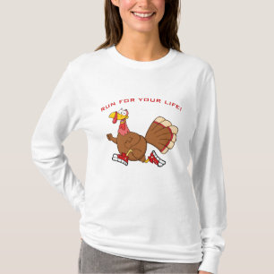 Turkey Running for It's Life T-Shirt