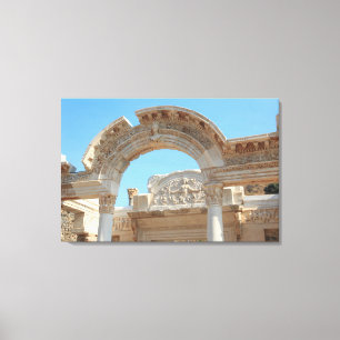 Turkey, Selcuk Ancient City Ephesus Canvas Print
