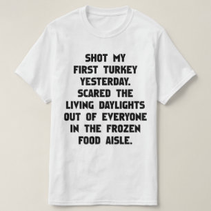 Turkey Shoot.  Funny Hunting Joke T-Shirt