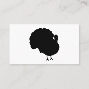 Turkey Silhouette Business Card