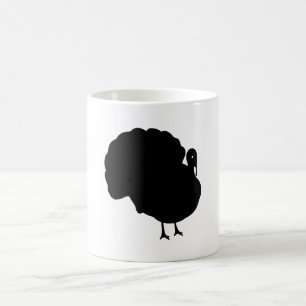 Turkey Silhouette Coffee Mug