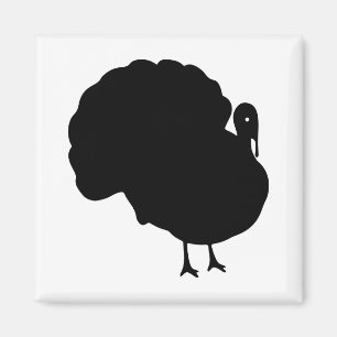Turkey Silhouette Magnet
