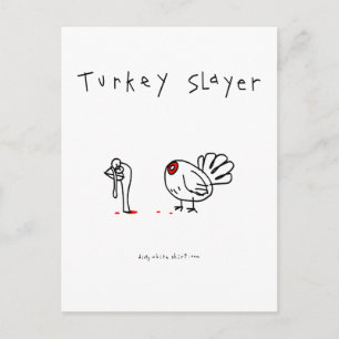 Turkey Slayer Postcard