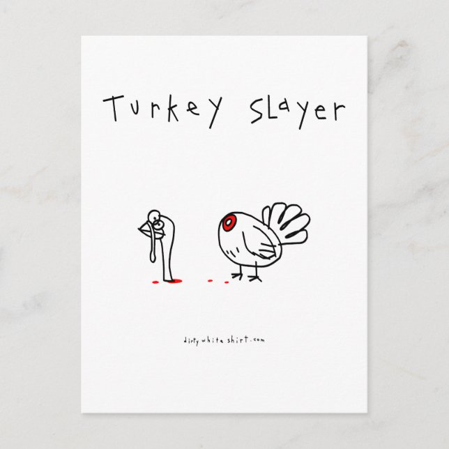 Turkey Slayer Postcard (Front)