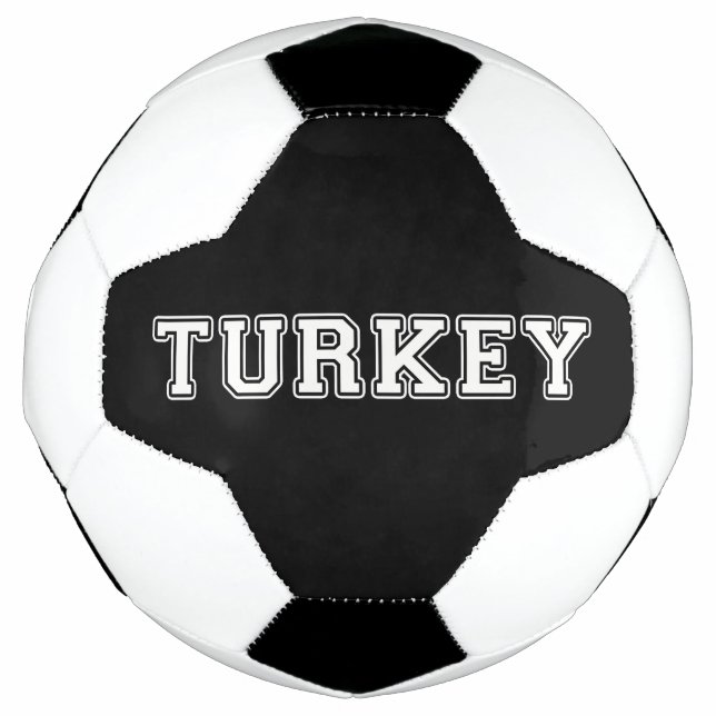 Turkey Soccer Ball (Front)