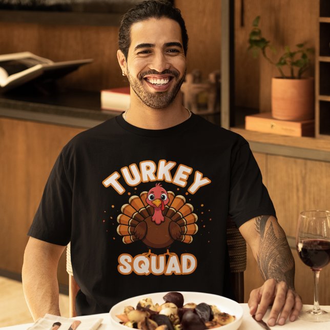 Turkey Squad, Fun Thanksgiving  T-Shirt (Creator Uploaded)