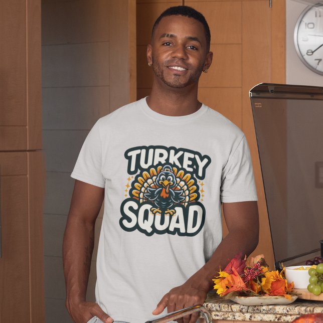 Turkey Squad, Fun Thanksgiving  T-Shirt (Creator Uploaded)