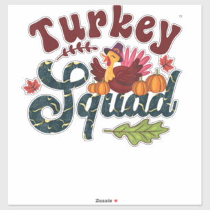 Turkey Squad Funny Thanksgiving Day Run Pilgrim Gi