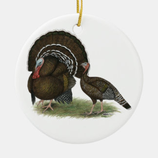 Turkey Standard Bronze Ceramic Tree Decoration