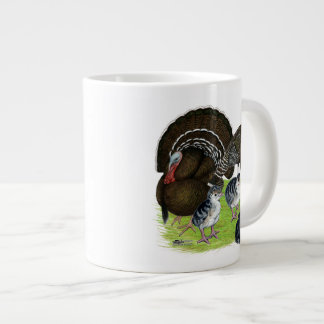 Turkey Standard Bronze Family Large Coffee Mug