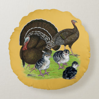 Turkey Standard Bronze Family Round Cushion