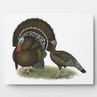 Turkey Standard Bronze Plaque
