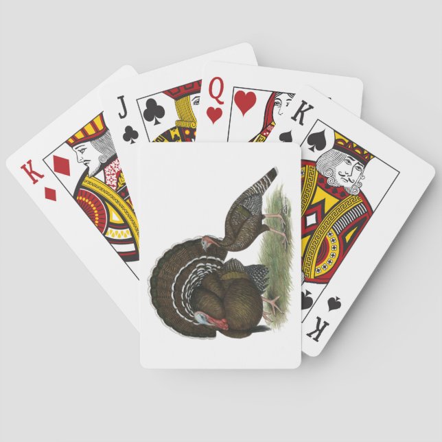 Turkey Standard Bronze Playing Cards (Back)