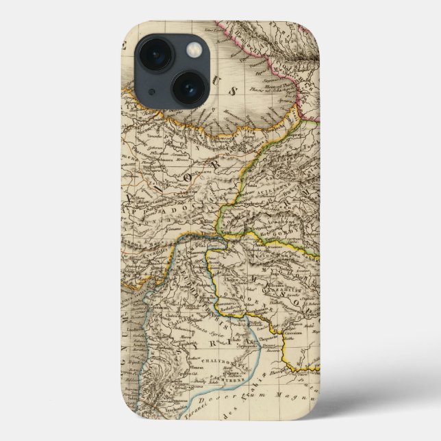 Turkey Syria map Case-Mate iPhone Case (Back)