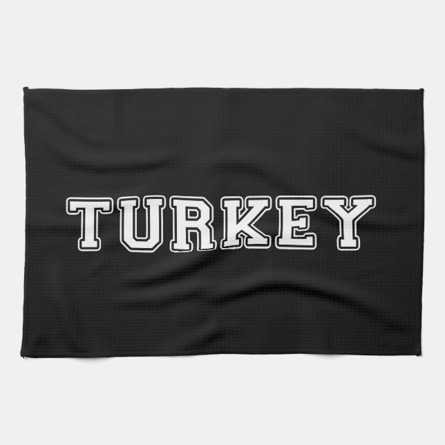 Turkey Tea Towel (Horizontal)