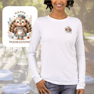 Turkey Thanksgiving Holiday T-Shirt Tri-Blend Shirt