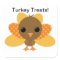 Turkey Thanksgiving Treat Bag Sticker