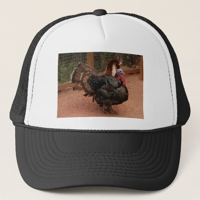 turkey, thanksgiving trucker hat (Front)