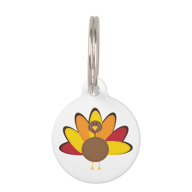 Turkey Time Pet Tag (Front)