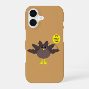 Turkey Time Thanksgiving iPhone 16 Case