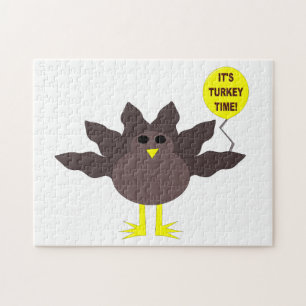 Turkey Time Thanksgiving Puzzle