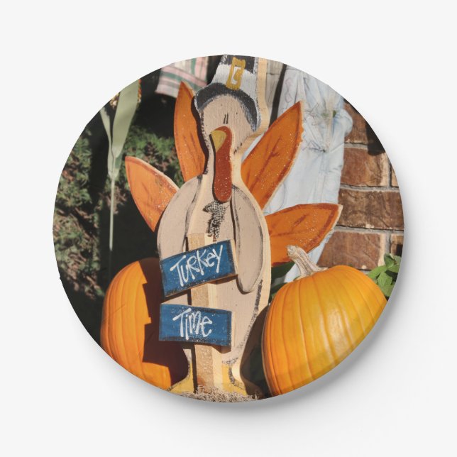 Turkey timer  paper plate (Front)