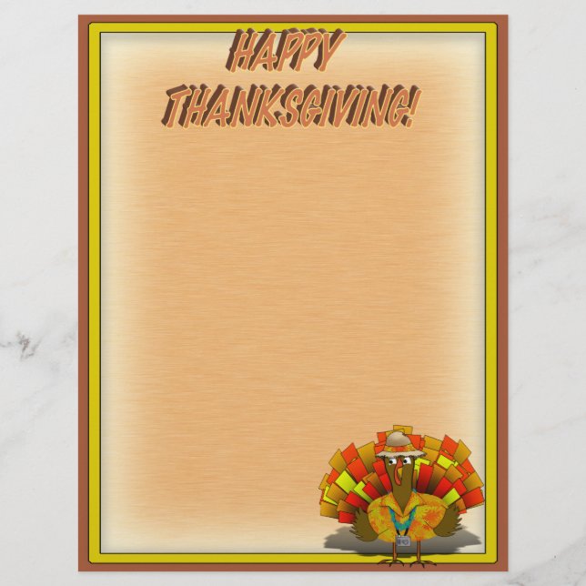 Turkey Tourist on Vacation Flyer (Front)