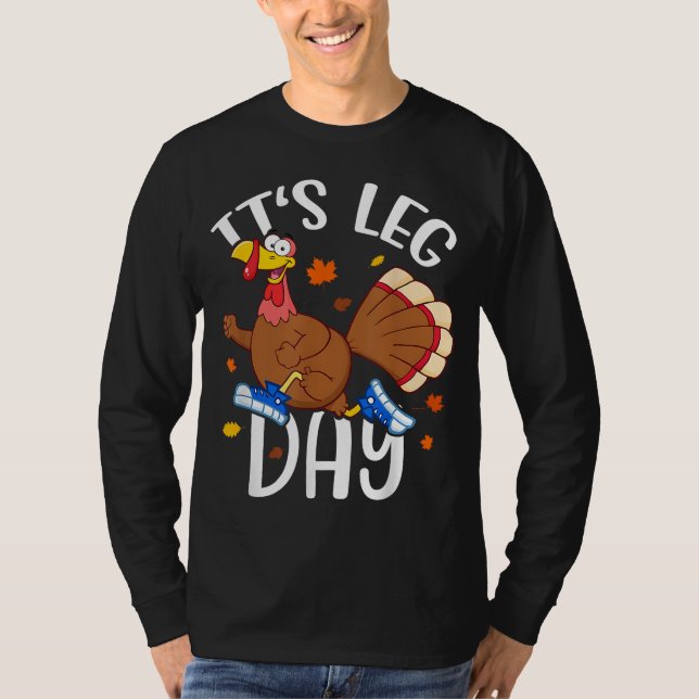 Turkey Trot Costume Kids Adults Thanksgiving Turke T-Shirt (Front)
