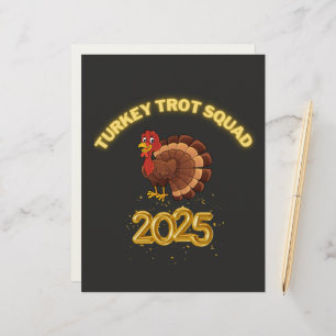 Turkey Trot Squad 2025 Custom Letterhead