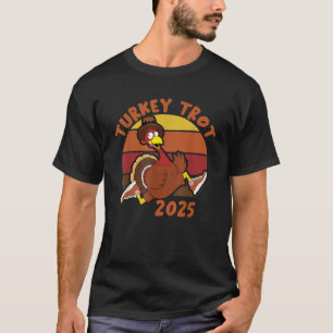 Turkey Trot Squad 2025 Funny Thanksgiving Day Run  T-Shirt