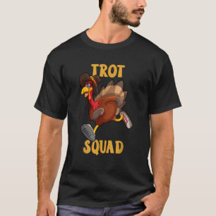 Turkey Trot Squad Funny Thanksgiving Day 5K Run Pi T-Shirt