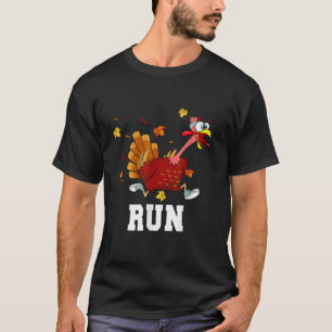 Turkey Trot Squad Funny Thanksgiving Day Run 2024 T-Shirt