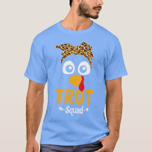 Turkey Trot Squad Funny Thanksgiving Running Famil T-Shirt
