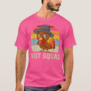 Turkey Trot Squad Thanksgiving Run Costume Men Wom T-Shirt
