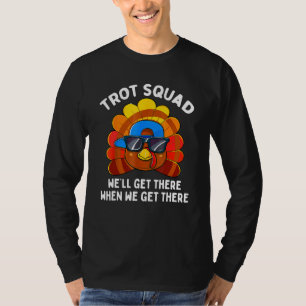Turkey Trot Squad  Thanksgiving Running Costume T-Shirt