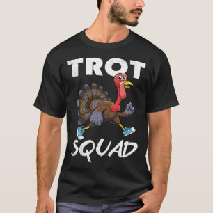 Turkey trot Thanksgiving day costume jogging race T-Shirt