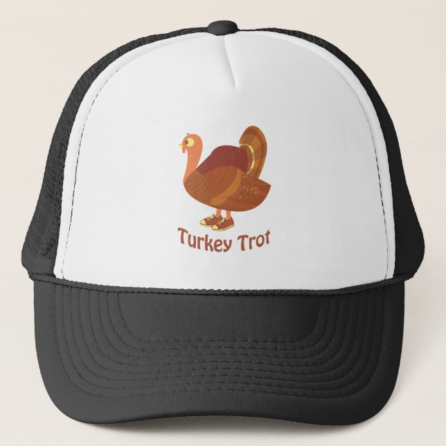 Turkey trot trucker hat (Front)