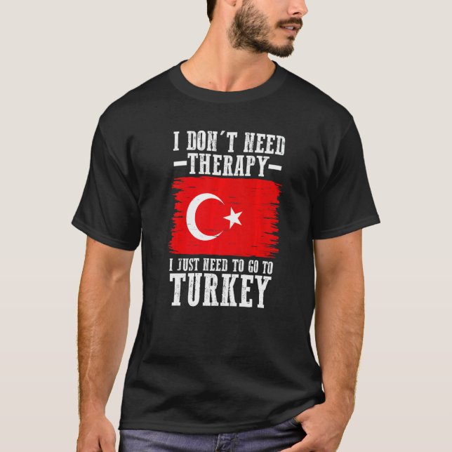 Turkey Turkish Flag  3 T-Shirt (Front)