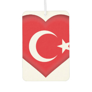 Turkey (Turkish) Flag Car Air Freshener