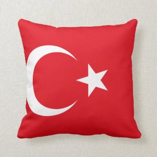 Turkey (Turkish) Flag Cushion