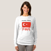 Turkey Turkish Flag Personalised