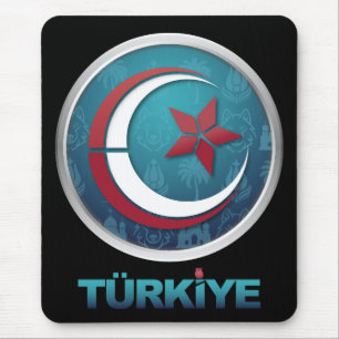 Turkey Turkiye Europe Asia Mouse Pad