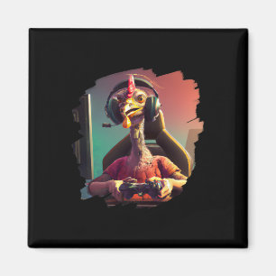 Turkey Video Game Gamer Thanksgiving Turkey  Magnet