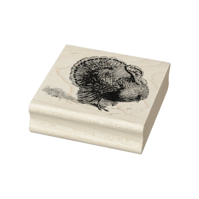 Turkey Vintage Rubber Art Stamp (Stamp)