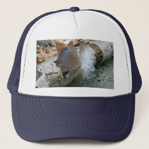 Turkey Vulture Feather Coordinating Items Trucker Hat