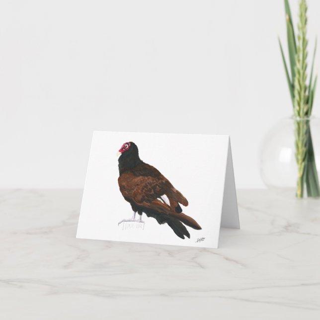 Turkey Vulture Note Card (Front)