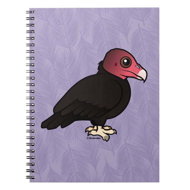 Turkey Vulture Spiral Notebook (Front)