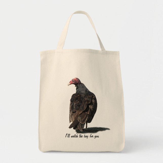 TURKEY VULTURE TOTE BAG (Front)