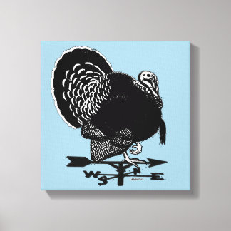 Turkey Weathervane Canvas Print