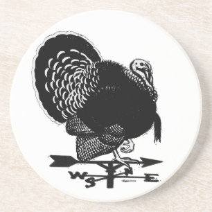 Turkey Weathervane Coaster